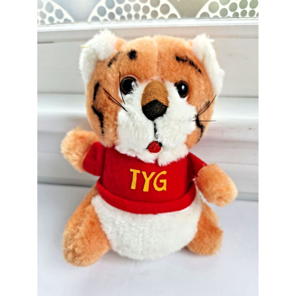 Vintage 1981 Hallmark Shirt Tales Tyg Tiger Plush 7" Great Cond + Flawed Digger